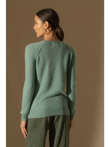 Perfect Cashmere Kaszmirowy sweter w kolorze zielonym