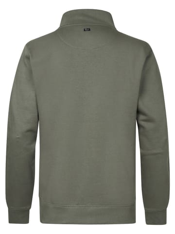 Petrol Sweatvest olijfgroen