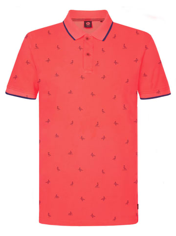 Petrol Poloshirt rood