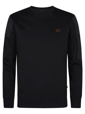 Petrol Sweatshirt "Pueblo" zwart