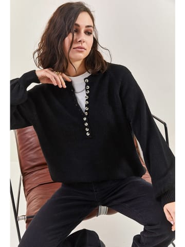 Bianco Lucci Pullover in Schwarz