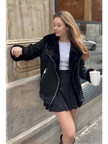 Bianco Lucci Übergangsjacke in Schwarz