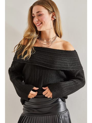 Bianco Lucci Pullover in Schwarz