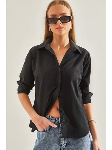 Bianco Lucci Blouse zwart