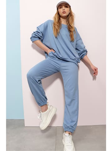 trendyol 2-częściowy zestaw w kolorze błękitnym