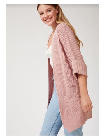 Happiness Istanbul Kardigan w kolorze jasnoróżowym
