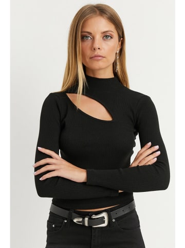 Cool and sexy Longsleeve in Schwarz