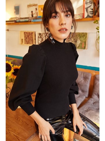 Olalook Bluse in Schwarz
