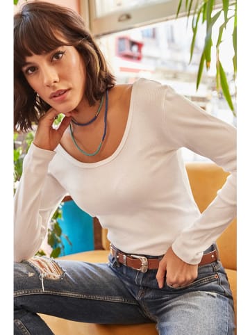 Olalook Longsleeve in Weiß