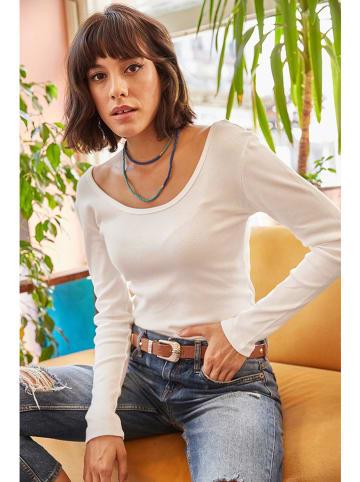 Olalook Longsleeve in Weiß