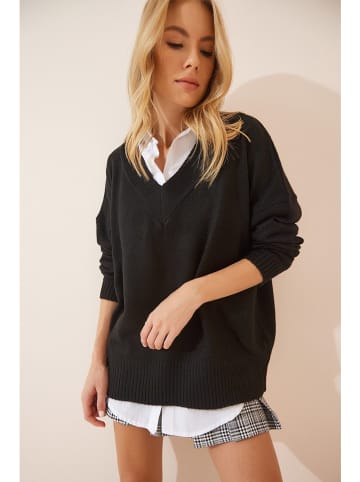 Happiness Istanbul Sweter w kolorze czarnym