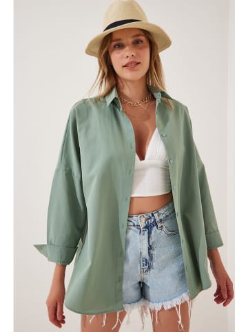 Happiness Istanbul Koszula w kolorze miętowym