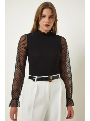 Happiness Istanbul Longsleeve in Schwarz