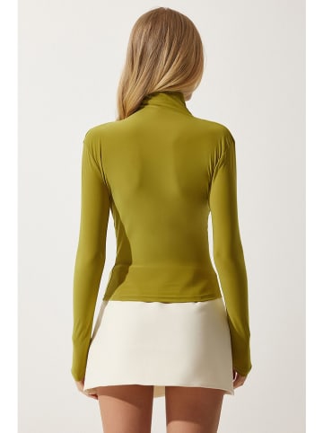 Happiness Istanbul Bluzka w kolorze zielonym