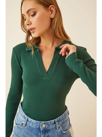 Happiness Istanbul Longsleeve in Grün