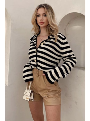 MADMEXT Vest zwart/wit