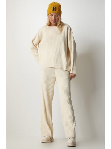 Happiness Istanbul 2-częściowy zestaw w kolorze kremowym