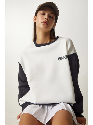 Happiness Istanbul Sweatshirt wit/zwart