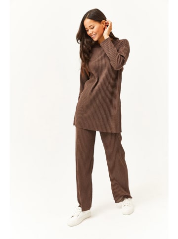 Olalook 2-częściowy zestaw w kolorze ciemnobrązowym