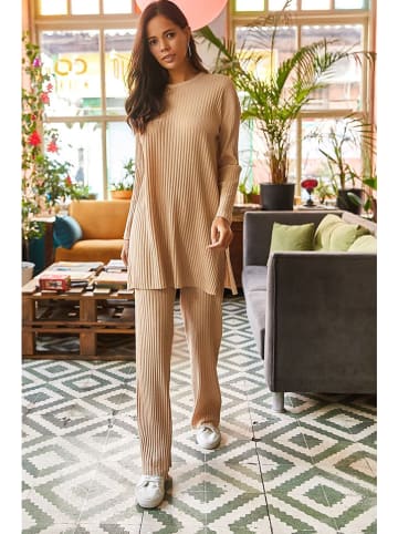 Olalook 2-delige outfit beige