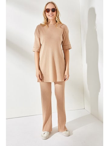 Olalook 2-delige outfit "Olalook" beige