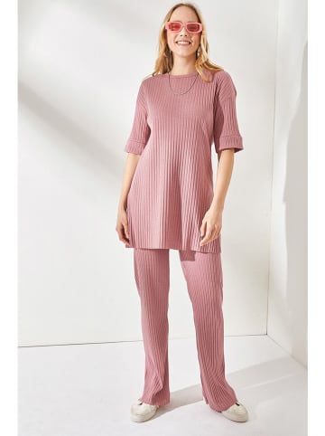 trendyol 2-delige outfit lichtroze