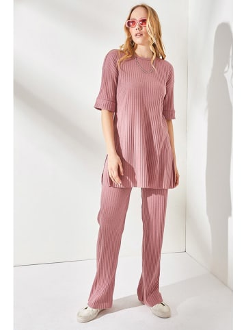 trendyol 2-częściowy zestaw w kolorze jasnoróżowym