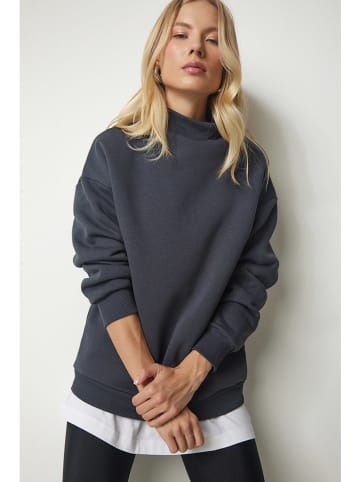 Happiness Istanbul Sweatshirt antraciet