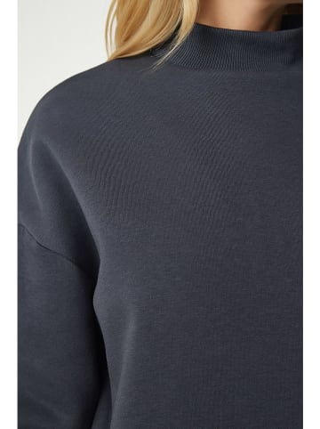 Happiness Istanbul Sweatshirt antraciet