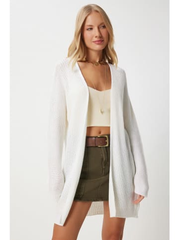 Happiness Istanbul Longcardigan in Creme
