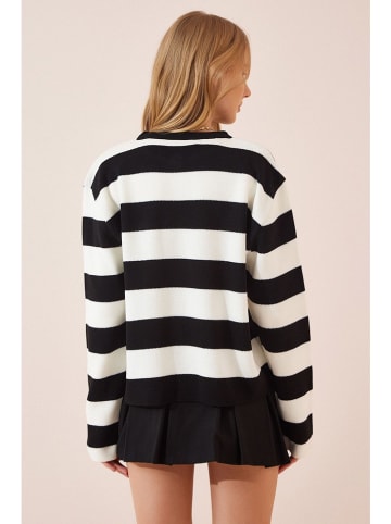 Happiness Istanbul Vest wit/zwart