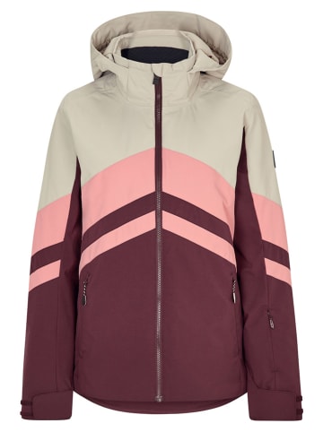Ziener Ski-/ Snowboardjacke "Telia" in Rot/ Beige