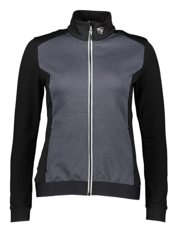 Ziener Trainingsjacke "Nasika" in Schwarz/ Grau