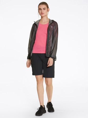 Ziener Koszulka kolarska "Nestonia" w kolorze różowo-czerwonym