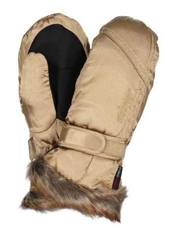 Ziener Fäustlinge in Beige