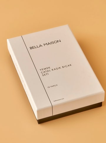 BELLA MAISON 18-delige bestekset "Siena" zilverkleurig