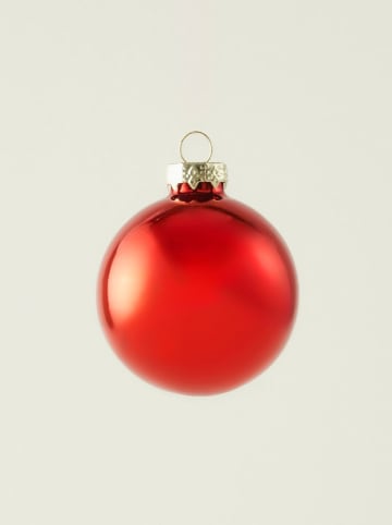 BELLA MAISON 12-delige kerstballenset rood