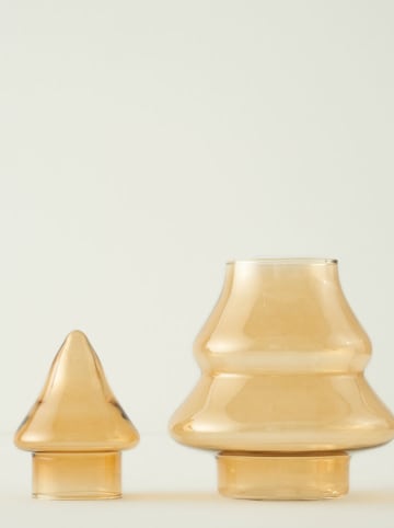 BELLA MAISON Dekoracja w kolorze brzoskwiniowym - wys. 26 x Ø 18 cm