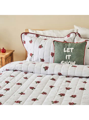 BELLA MAISON 3-delige bedspreiset "Jolly" rood/wit