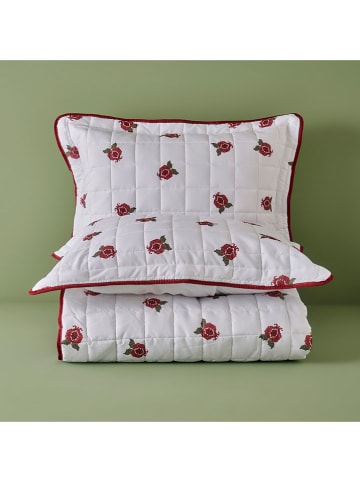BELLA MAISON 3-delige bedspreiset "Jolly" rood/wit