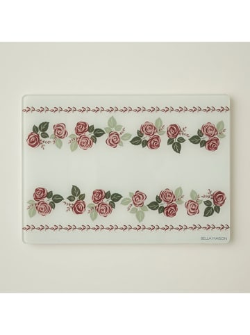 BELLA MAISON Snijplank "Rose" crème/oudroze - (B)35 x (D)25 cm