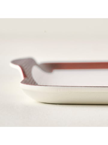 BELLA MAISON Taca w kolorze biało-jasnoróżowym do serwowania - 42 x 31 cm