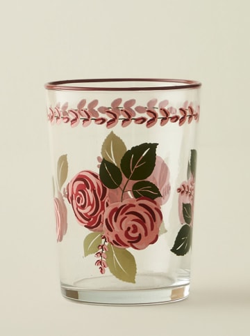 BELLA MAISON Szklanka "Rose" w kolorze szaroróżowym - 510 ml