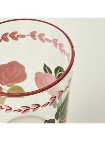 BELLA MAISON Szklanka "Rose" w kolorze szaroróżowym - 510 ml