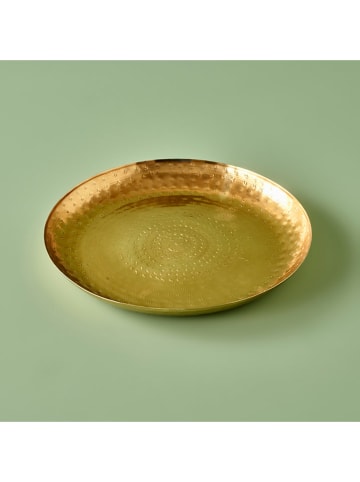 BELLA MAISON Serveerdienblad "Serra" goudkleurig - Ø 40 cm