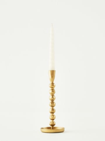 BELLA MAISON Kaarshouder "Sofya" goudkleurig - (H)22,5 x Ø 9 cm