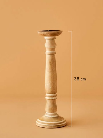 BELLA MAISON Kaarshouder "Dora" beige - (H)38 cm