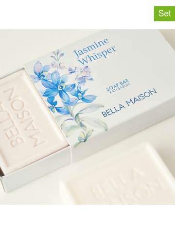 BELLA MAISON 2er-Set: Seifenstücke ''Jasmine Whisper'' - 2x 75 g