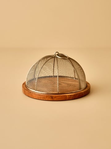 BELLA MAISON Serveerplateau lichtbruin - (H)14,5 x Ø 23 cm