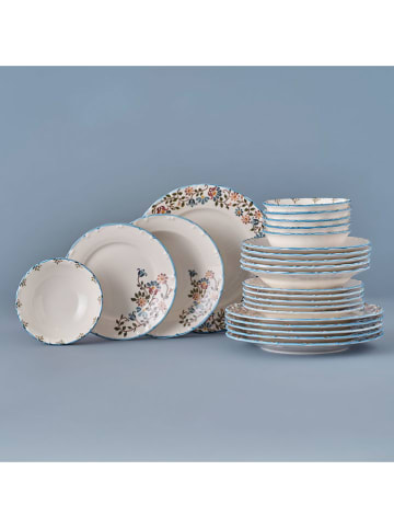 BELLA MAISON 24-delig tafelservies "Vintage" meerkleurig